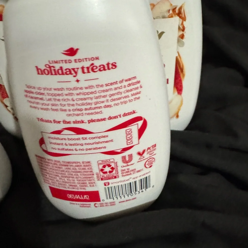 12 Dove Apple Cider Carmel Holiday Edition Hand Soap 12F Each NEW